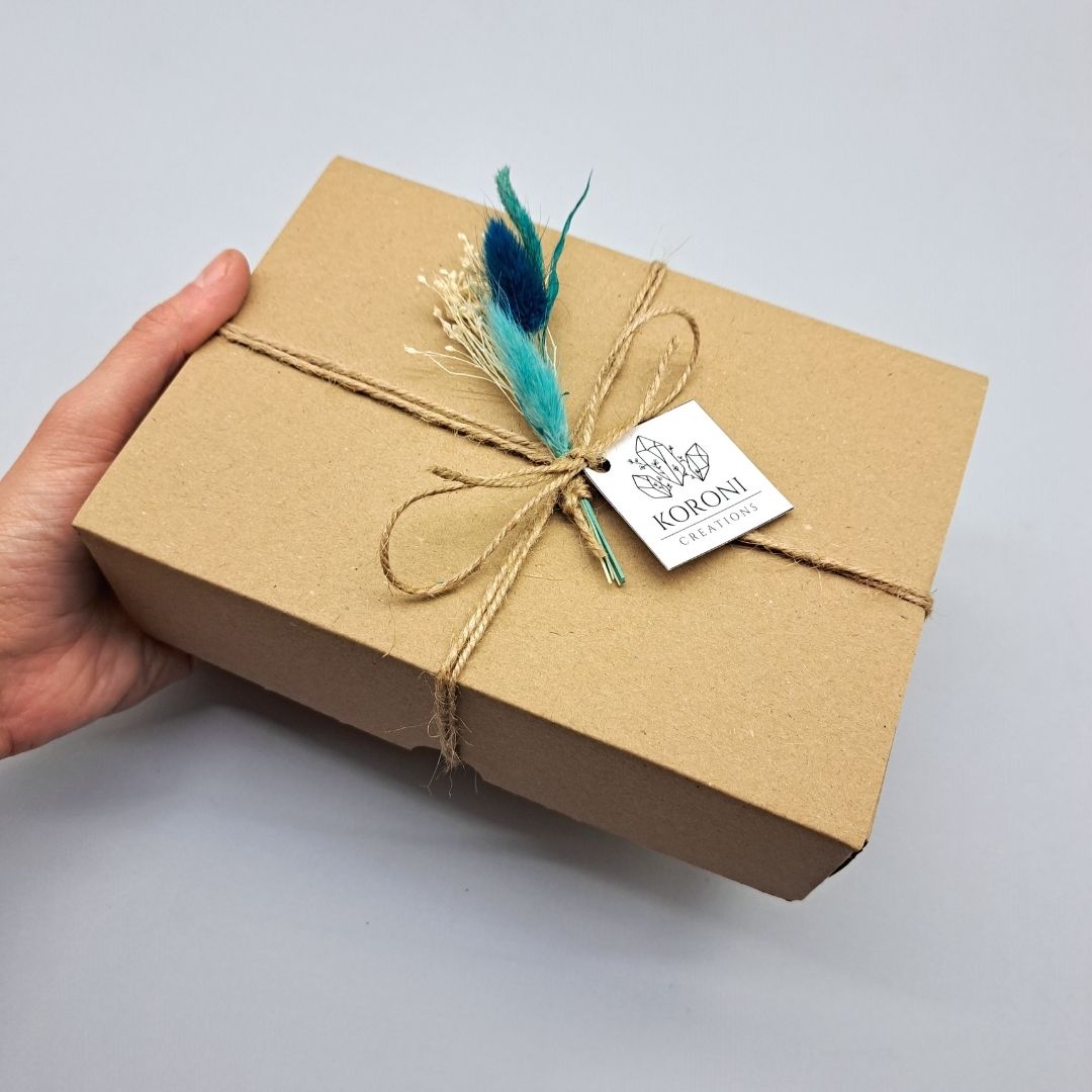 Self love box, closed and decorated.