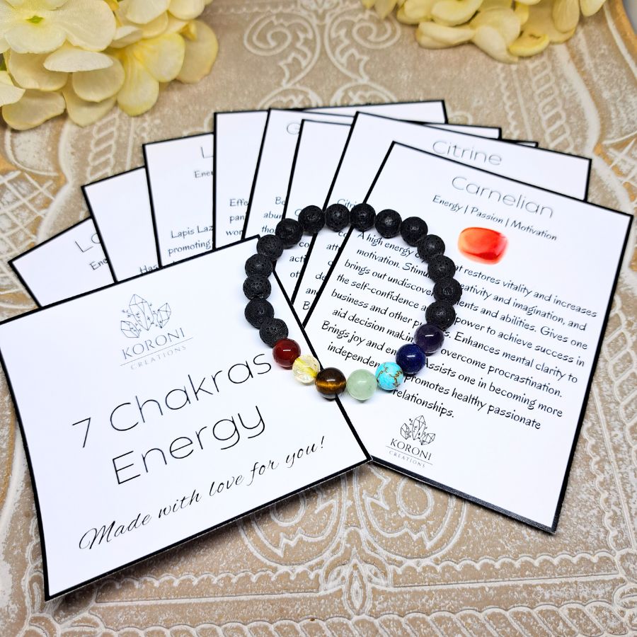 Bracelet 7 Pierres Chakra