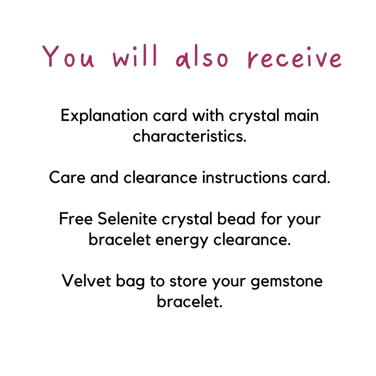 ADDICTION RECOVERY Crystal Set