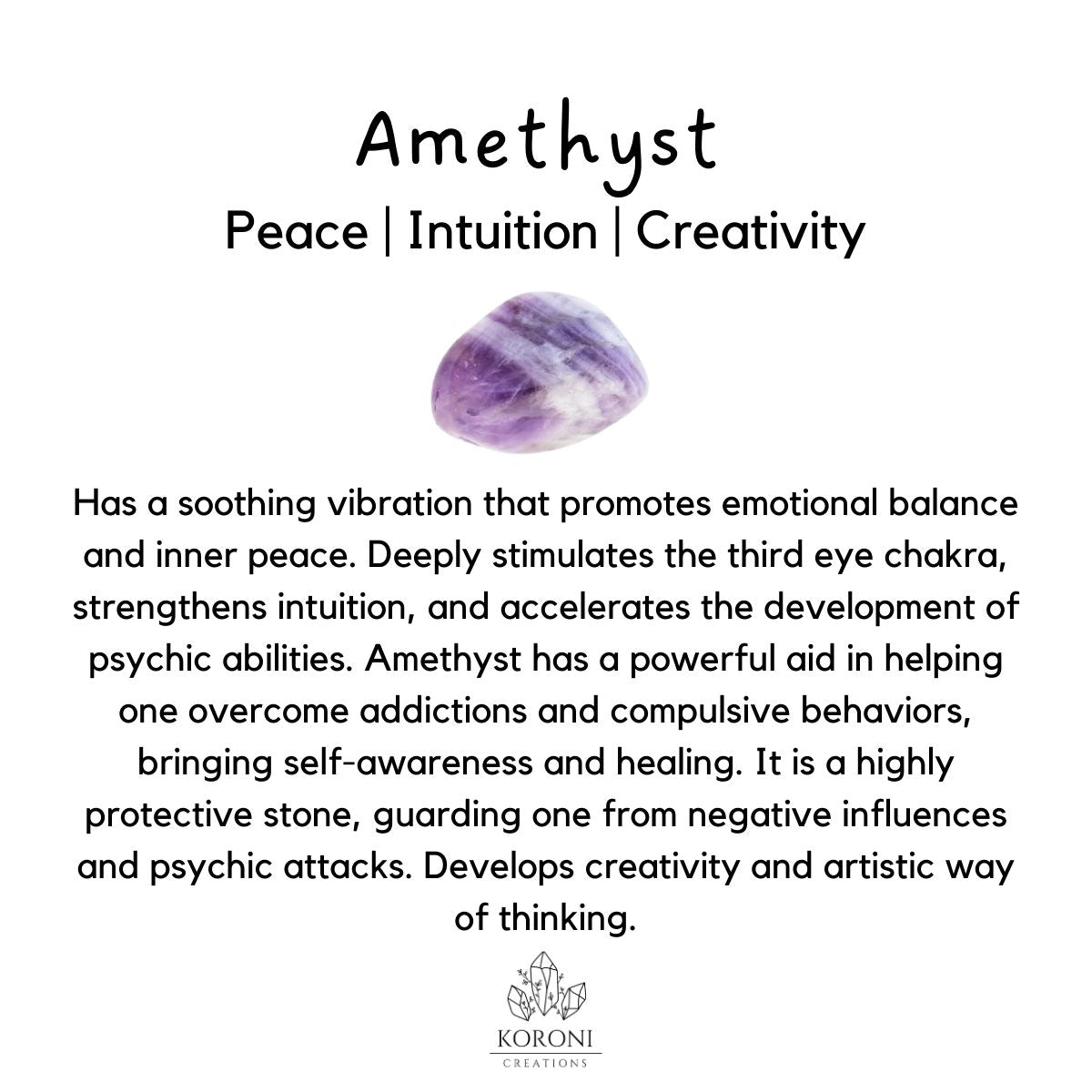 Amethyst crystal bracelet benefits.