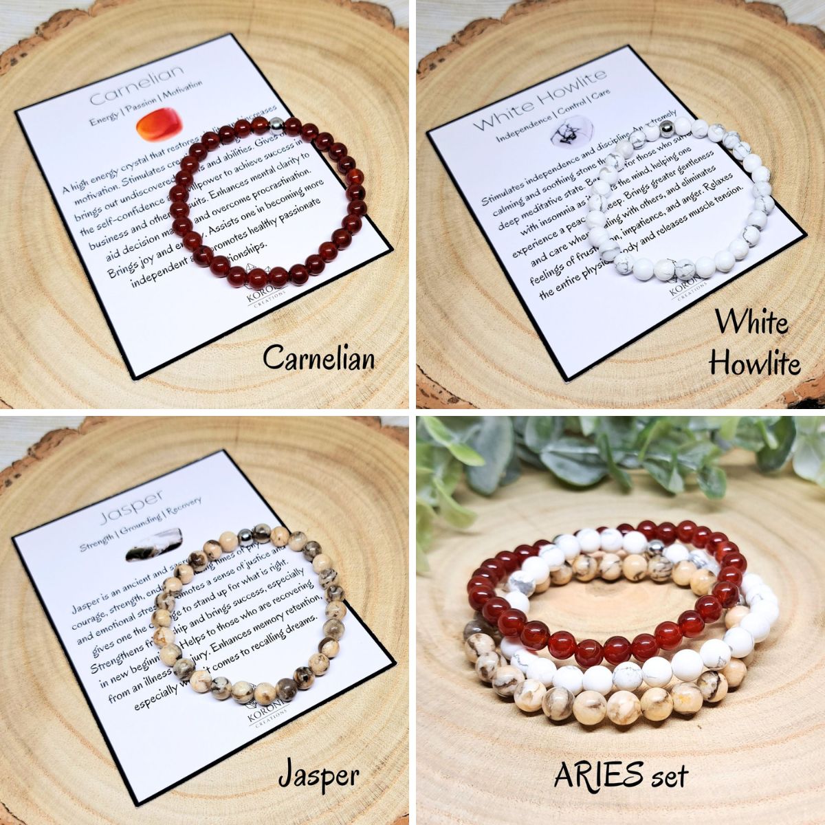 Ensemble de bracelets ARIES