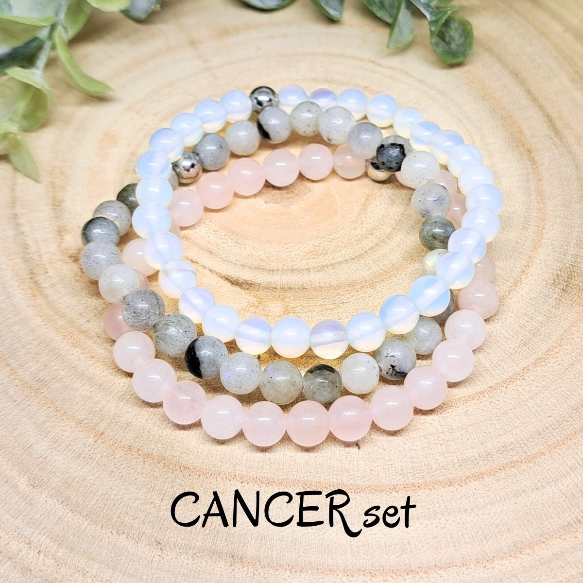 Ensemble de bracelets du zodiaque CANCER