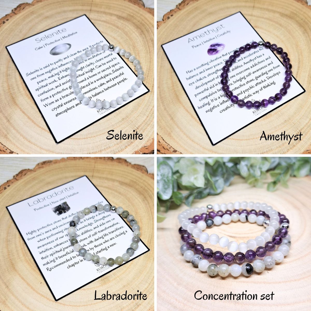 FOCUS & CONCENTRATION Crystal Set