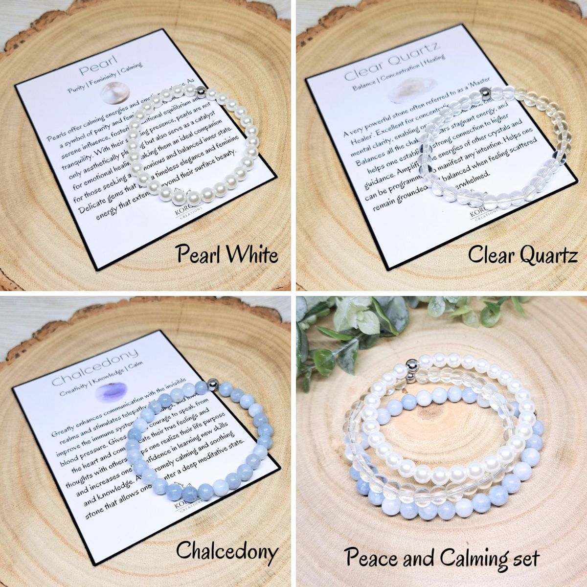 PEACE & CALM Crystal Set