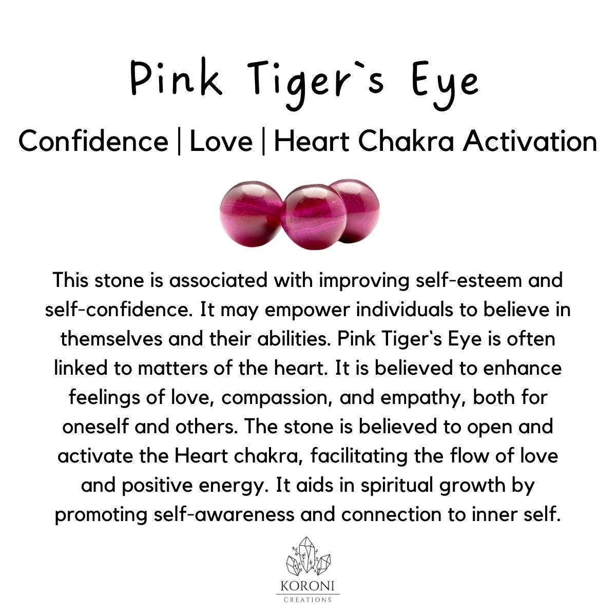 Pink Tiger Eye bracelet benefits.